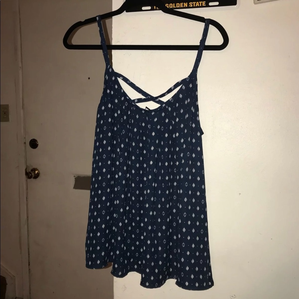 Navy tank top